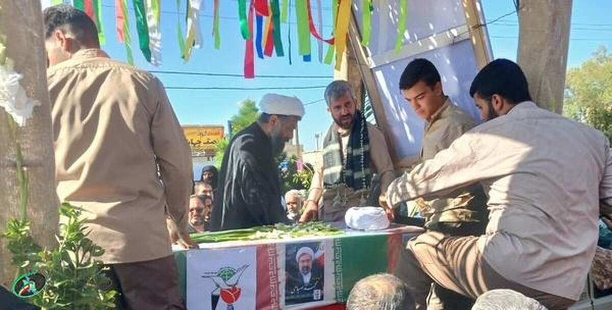 پیکر امام جمعه شهید کازرون به خاک سپرده شد