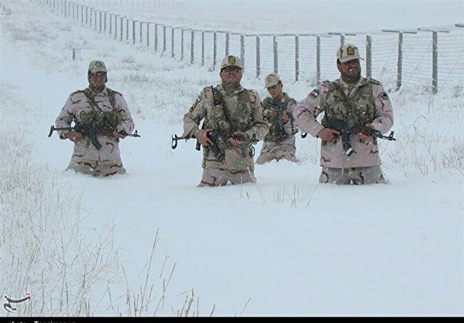 شهادت مرزبان هنگ مرزی سردشت بر اثر سقوط بهمن