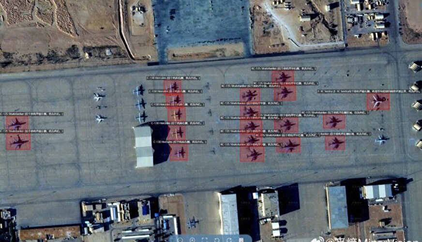 تصاویر ماهواره‌ای | آخرین وضعیت آرایش نظامی پایگاه‌های کلیدی آمریکا در منطقه