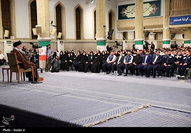 قدردانی و عهد جامعه ورزش با رهبر معظم انقلاب؛ سربازان ایران در جنگ نرم خواهیم بود