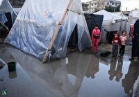 غزه زیر باران و آوار؛ اینجا چادرها هم دیگر سرپناه نیستند