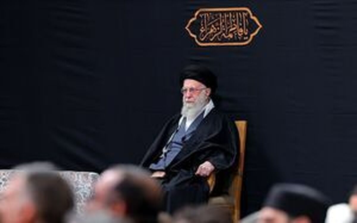 دومین شب مراسم عزاداری شهادت حضرت فاطمه(س) با حضور رهبر انقلاب