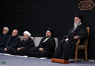 مراسم شام شهادت حضرت زهرا(س) با حضور رهبر انقلاب برگزار شد