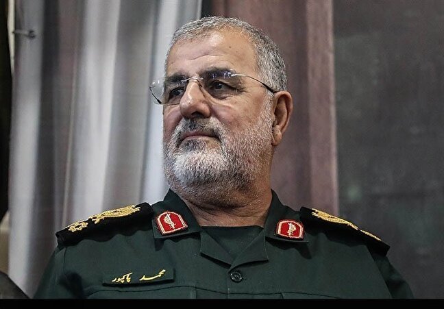 سرلشکر پاکپور: بسیج در جنگ ۱۲ روزه در عرصه امنیت و مردم‌یاری فعال بود