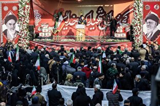 عکس/ مراسم تشییع پیکر ۱۰۰ شهید گمنام در تهران